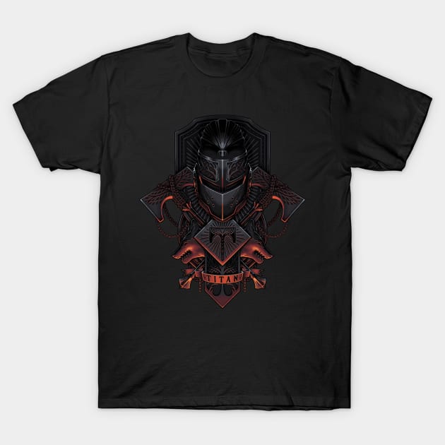 Iron Lord Titan T-Shirt by IanPesty